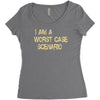 worst case scenario best trending Women's Triblend Scoop T-shirt