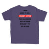 i was going to be a trump voter for halloween but my head wouldn't fit Youth Tee