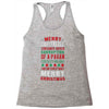 merry corruption of a pagan holiday Racerback Tank
