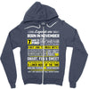 Legends Are Born In November Zipper Hoodie