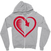 love back Zipper Hoodie