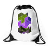 nature is awesome Drawstring Bags