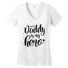 Daddy is my Hero Women's V-Neck T-Shirt