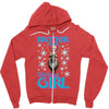 brother of the birthday girl Zipper Hoodie