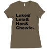 science fiction shirt funny shirt cool shirt (also available on crewne Ladies Fitted T-Shirt