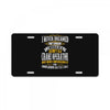 grumpy old crane operator License Plate