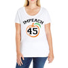 Impeach 45 Ladies Curvy T-Shirt