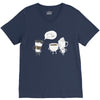 coffee that's always late V-Neck Tee
