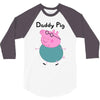 daddy pig 3/4 Sleeve Shirt