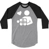 adesivo companion cube portal 3/4 Sleeve Shirt