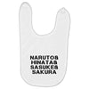 Naruto Hinata Sasuke Sakura T-Shirt Baby Bibs