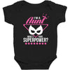 Super Aunt - What's Your Superpower? Baby Bodysuit