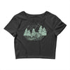 Camping Green Crop Top