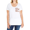 couple biker Ladies Curvy T-Shirt