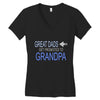 get promoted to grandpa Women's V-Neck T-Shirt