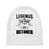 Legends Are Born In October Baby Beanies