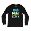 keep earth clean it's not uranus kawaii planets Long Sleeve Shirts