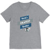 world's okayest brother V-Neck Tee