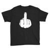 middle finger Youth Tee