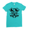 gas mask Ladies Fitted T-Shirt