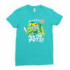 smash all the pots clearance Ladies Fitted T-Shirt