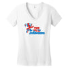 1970s retro tv show the new avengers Women's V-Neck T-Shirt