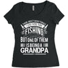 There Aren't  Many Things I Love More Than Fishing Women's Triblend Scoop T-shirt