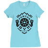 pewter gym Ladies Fitted T-Shirt