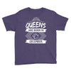 Queens Are Born In December Youth Tee