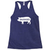 pig sausages funny Racerback Tank
