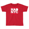 mad nyc new york city run fashion baseball jersey Toddler T-shirt