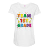 team 1st grade Maternity Scoop Neck T-shirt