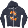 space fox Zipper Hoodie