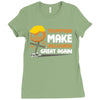 Trumpkin Make Halloween Great Again Ladies Fitted T-Shirt