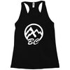bc mountains british col Racerback Tank