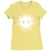 my girl is stronger than you Ladies Fitted T-Shirt