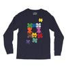 puzzled Long Sleeve Shirts