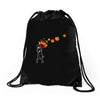 autumn breeze Drawstring Bags