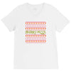 merry pizza V-Neck Tee