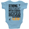 Strong Independent Motivated Leo Baby Onesie