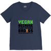 vegan because plant powered badass was not an offical tittle black V-Neck Tee