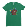 dorp bear Ladies Fitted T-Shirt