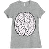 male brain Ladies Fitted T-Shirt