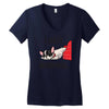 i hate mornings Women's V-Neck T-Shirt