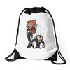 like mother like son Drawstring Bags