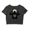 khabib nurmagomedov silouhette Crop Top