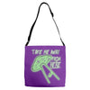take me away from here Adjustable Strap Totes