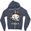 school...yaay! Zipper Hoodie