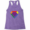Rainbow LGBT Diamond Racerback Tank