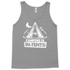 white ink camping is in tents funny Tank Top